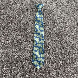 Kids Vintage Paisley Silk Clip On Tie